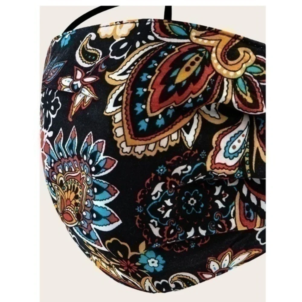 💋 Flower Pattern Face Covering mask - adjustable